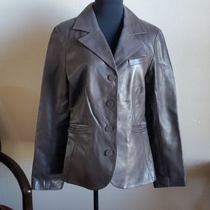 VAKKO Sport Leather Jacket